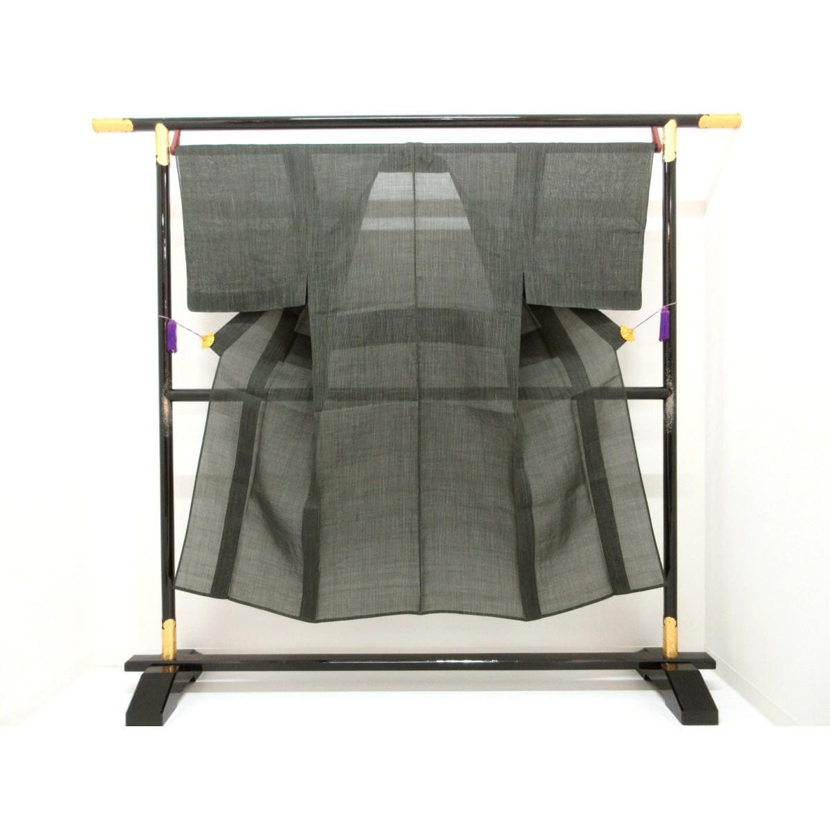 【未使用品】男物　単衣【能登上布】