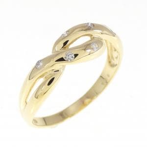 K18YG ダイヤモンド リング 0.08CT