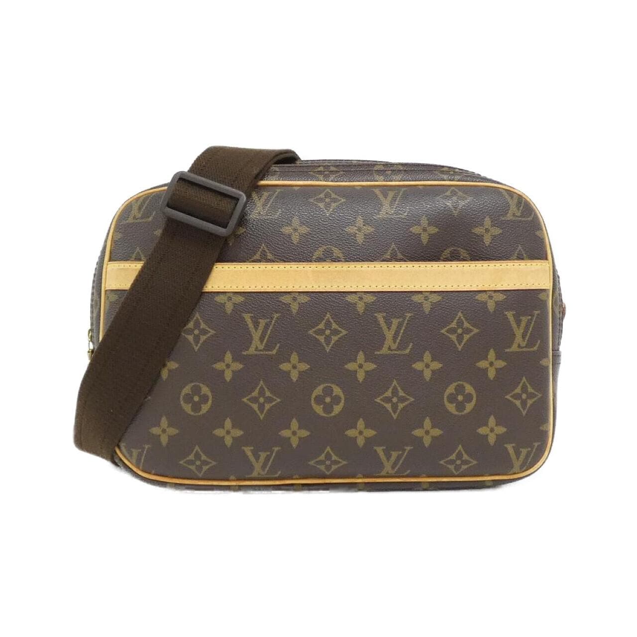 LOUIS VUITTON Monogram Reporter 28 公分 M45254 單肩包