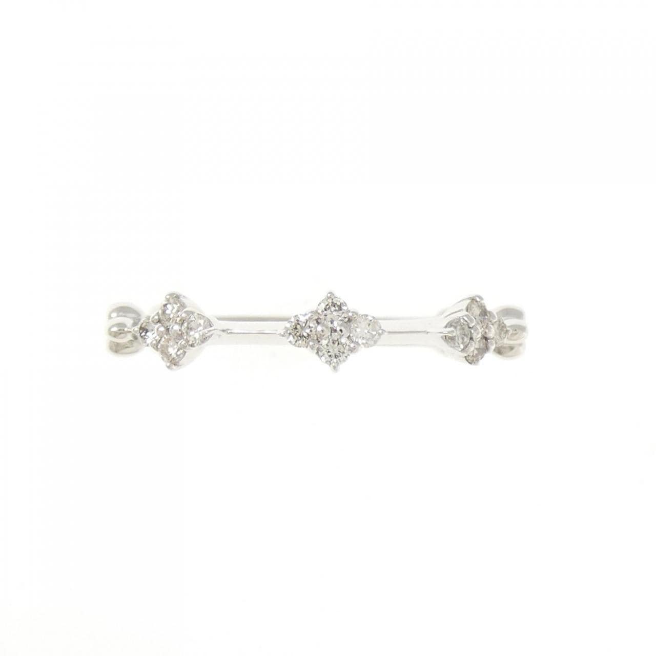 K18WG ダイヤモンド リング 0.16CT