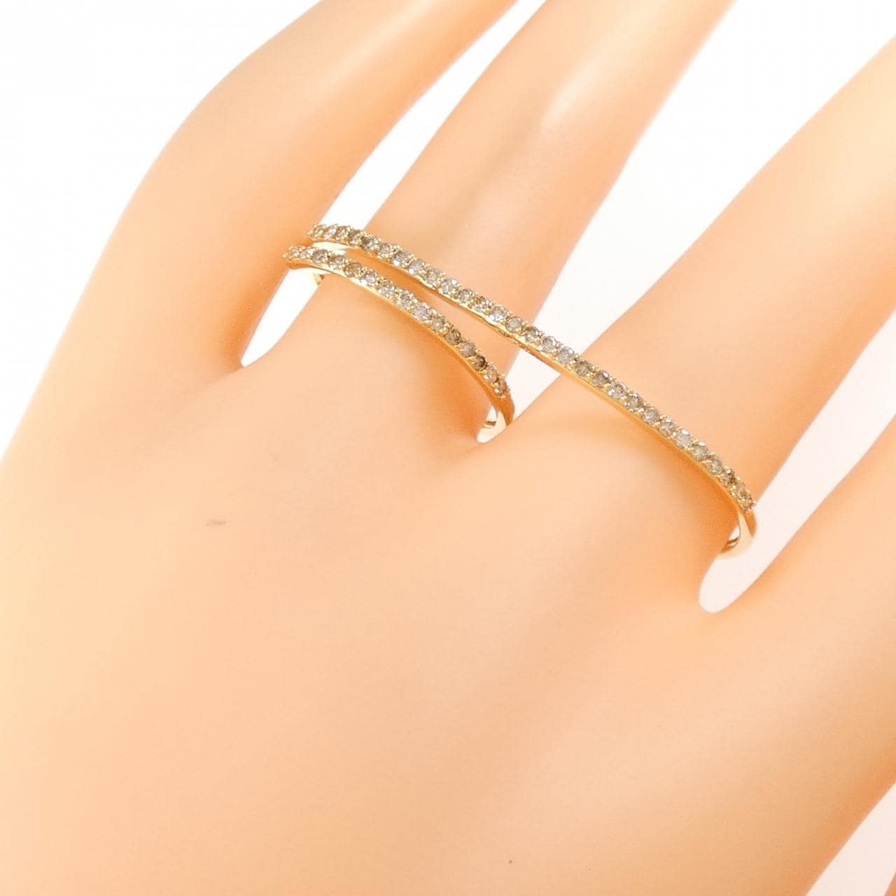 K18YG ダイヤモンド リング 0.40CT