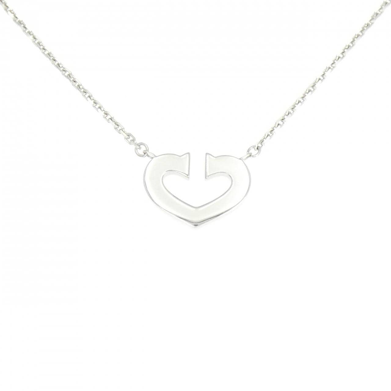 カルティエ Cハート ネックレス