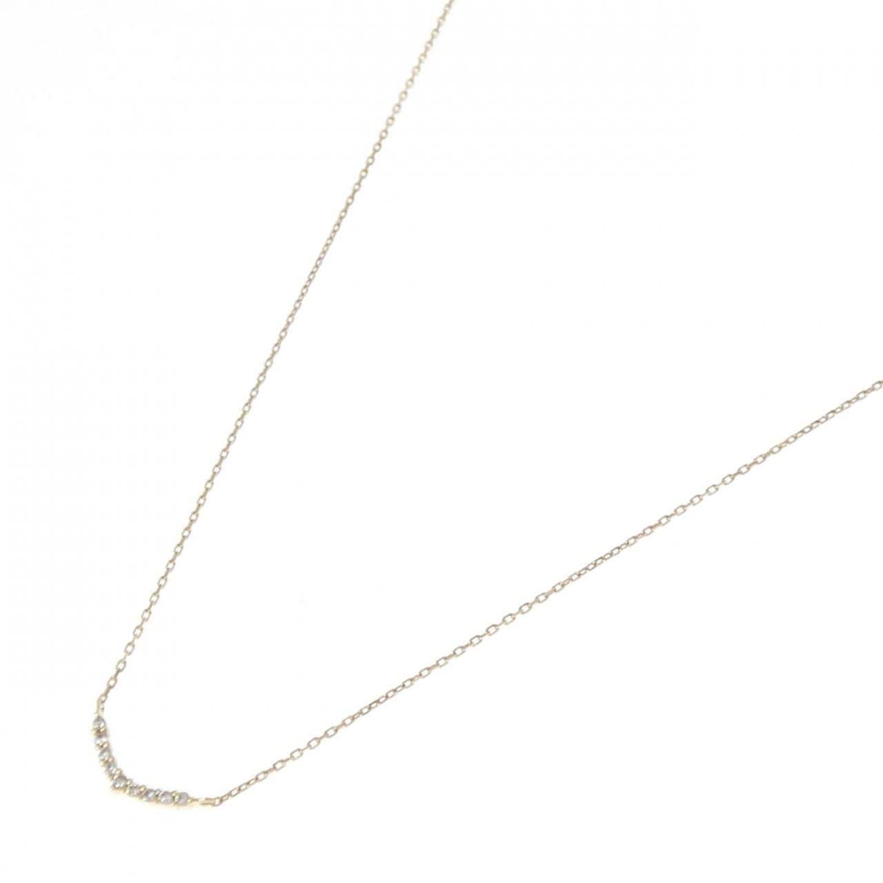 アガット ダイヤモンド ネックレス 0.04CT