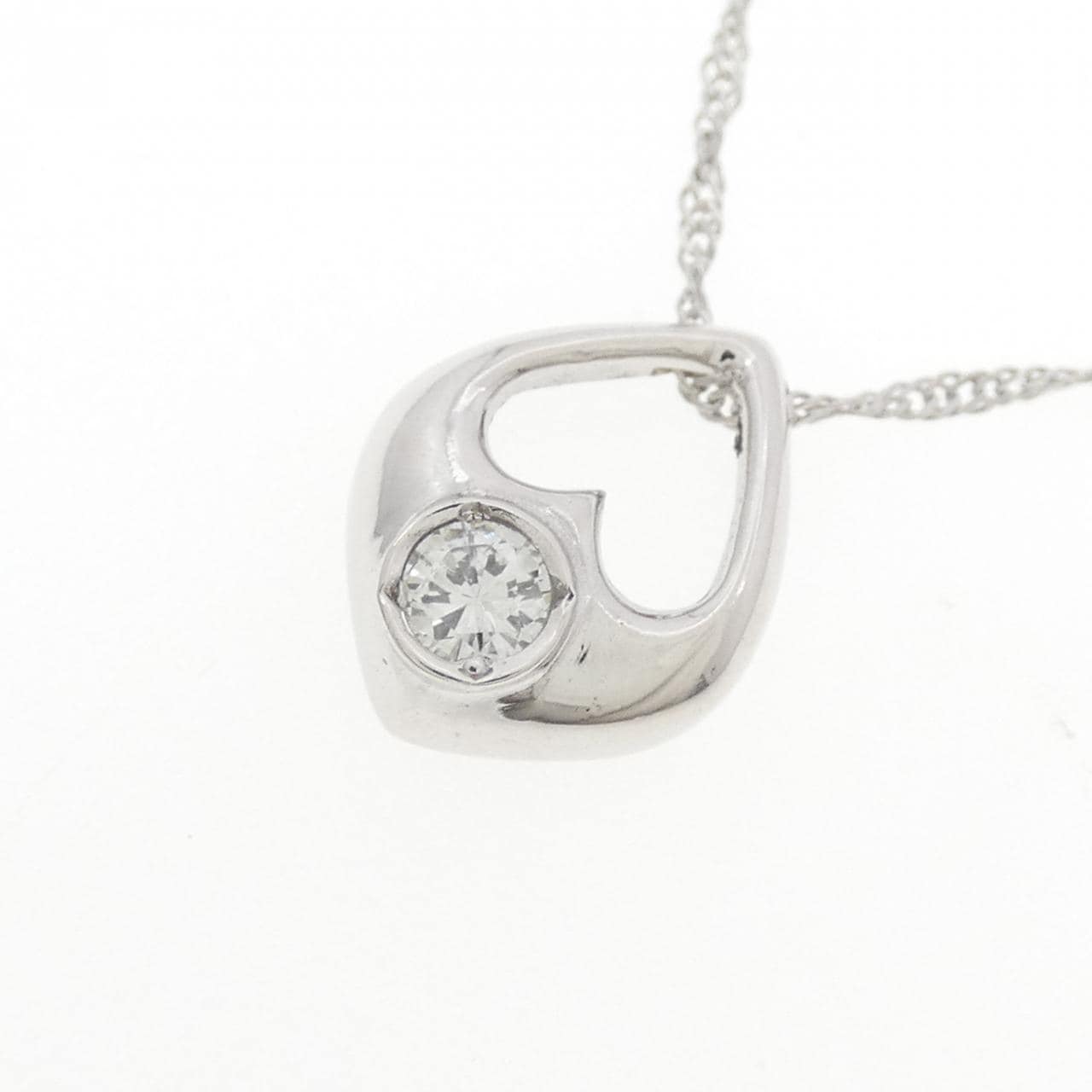 PT/PT850 ダイヤモンド ネックレス 0.10CT