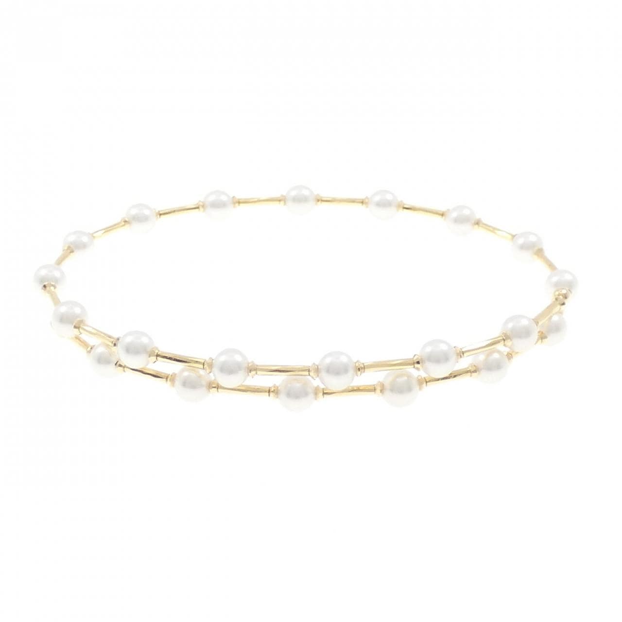 K18YG アコヤパール バングル