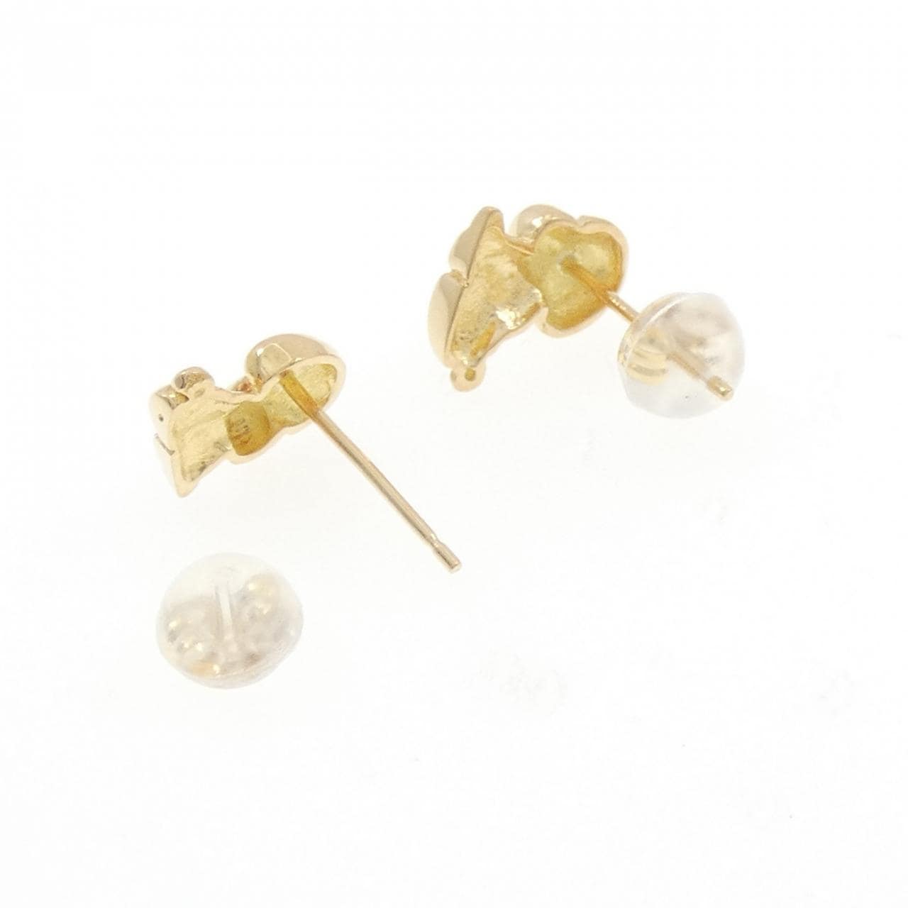 K18YG ドッグ ピアス