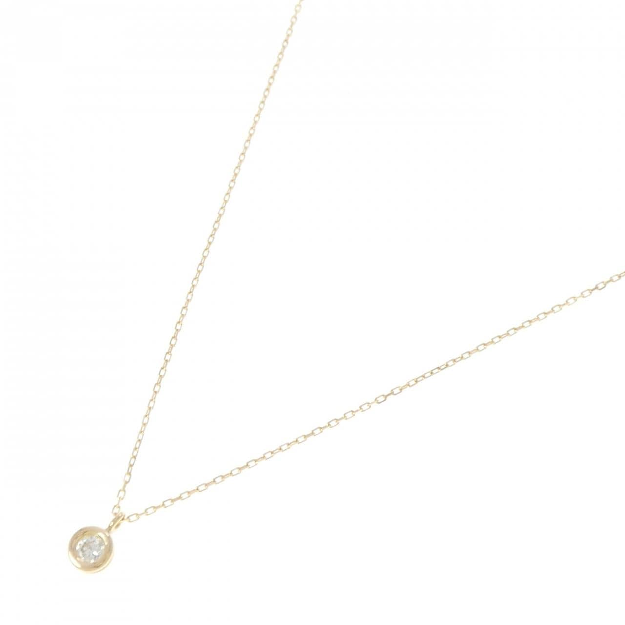 K18YG ダイヤモンド ネックレス 0.1CT