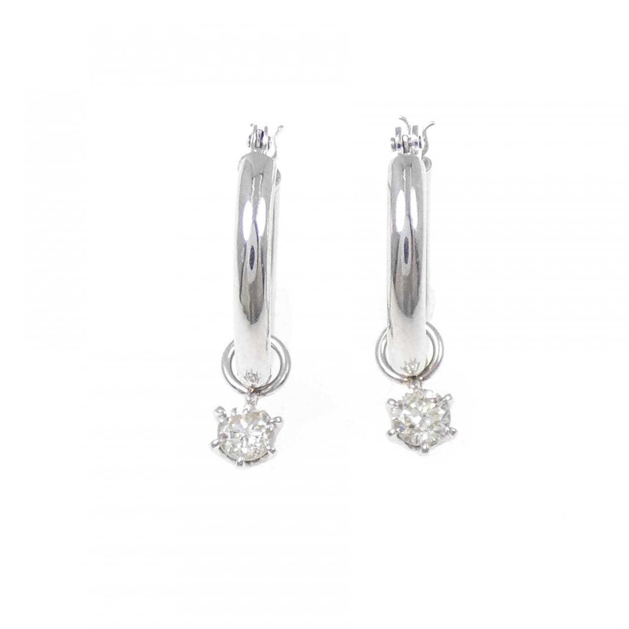 PT900 2WAY ダイヤモンド ピアス 0.30CT
