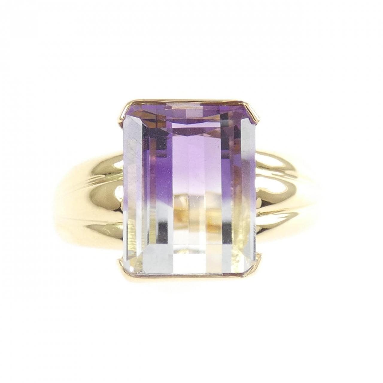 K18YG クオーツ リング 3.59CT