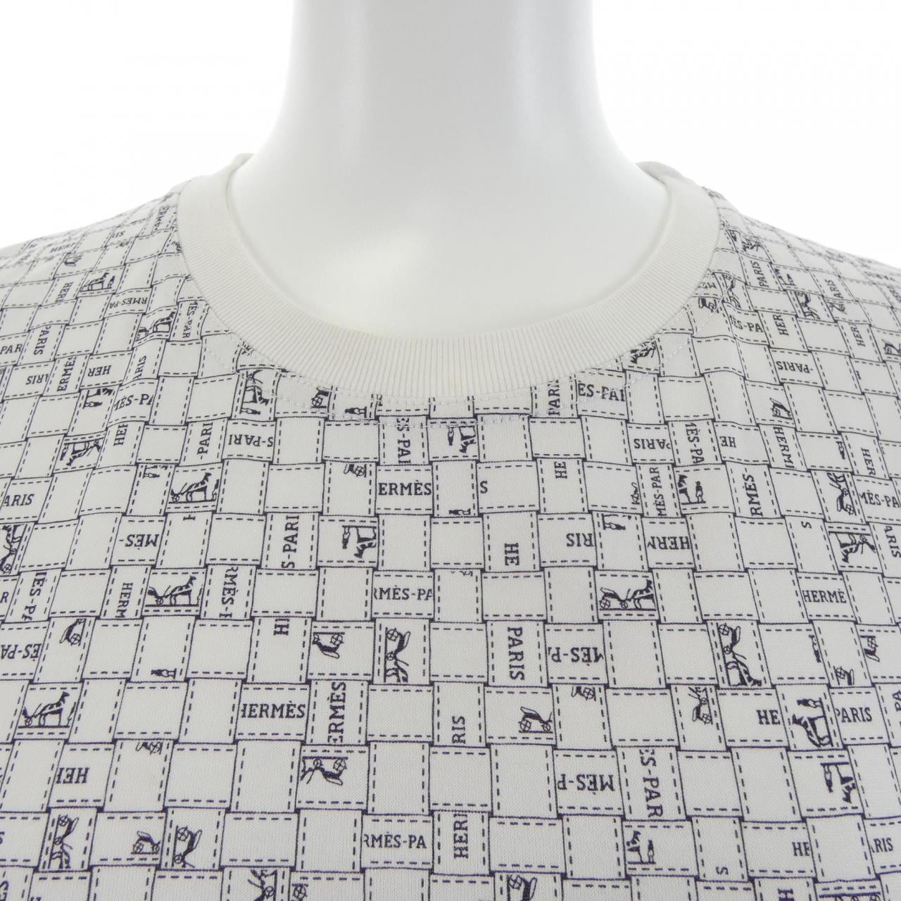 エルメス HERMES BOLDUC AU CARRE ボルデュックチェック 5E4645DK Tシャツ