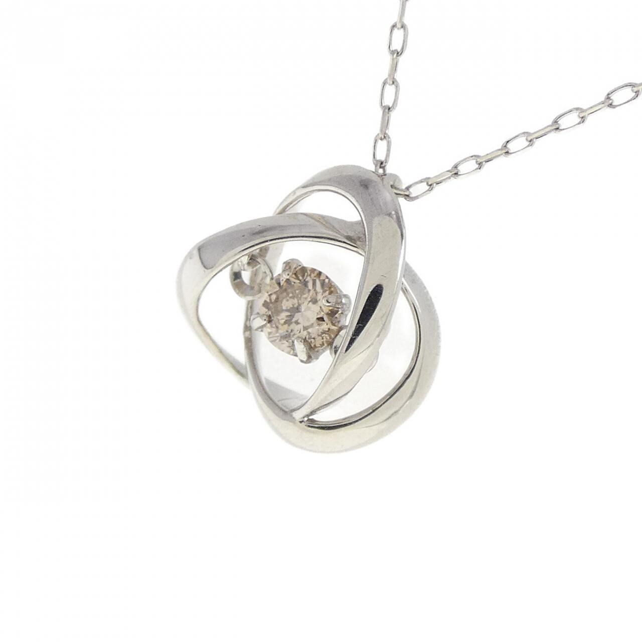 PT ダイヤモンド ネックレス 0.08CT