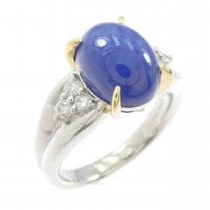 クレサンベール 合成スターサファイヤ リング 4.17CT