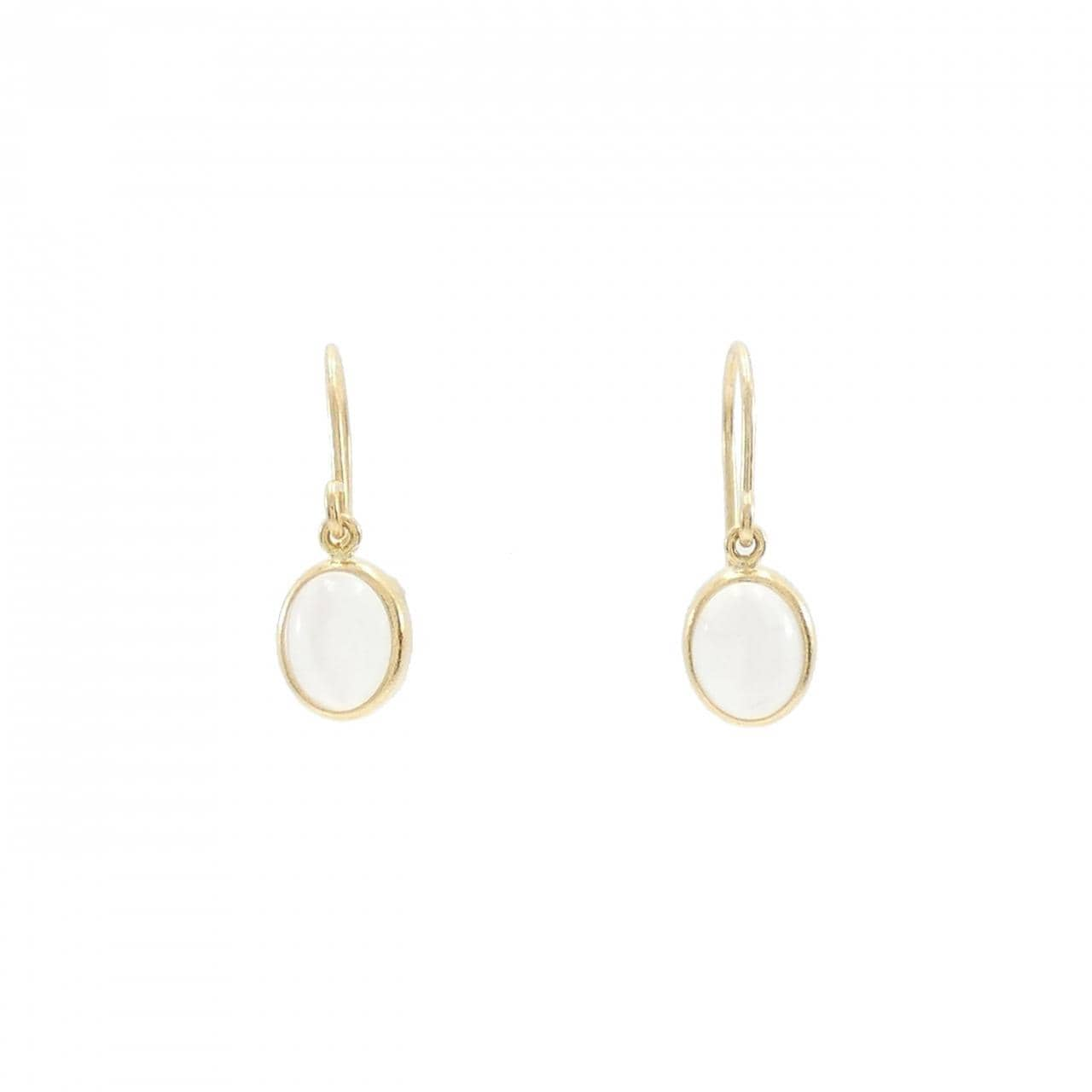 [BRAND NEW] K18YG Moonstone Earrings