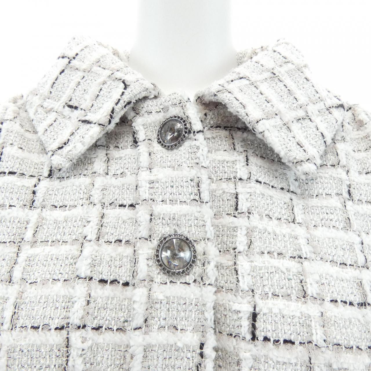 シャネル CHANEL LOOK35 P71855V63403 22C ジャケット