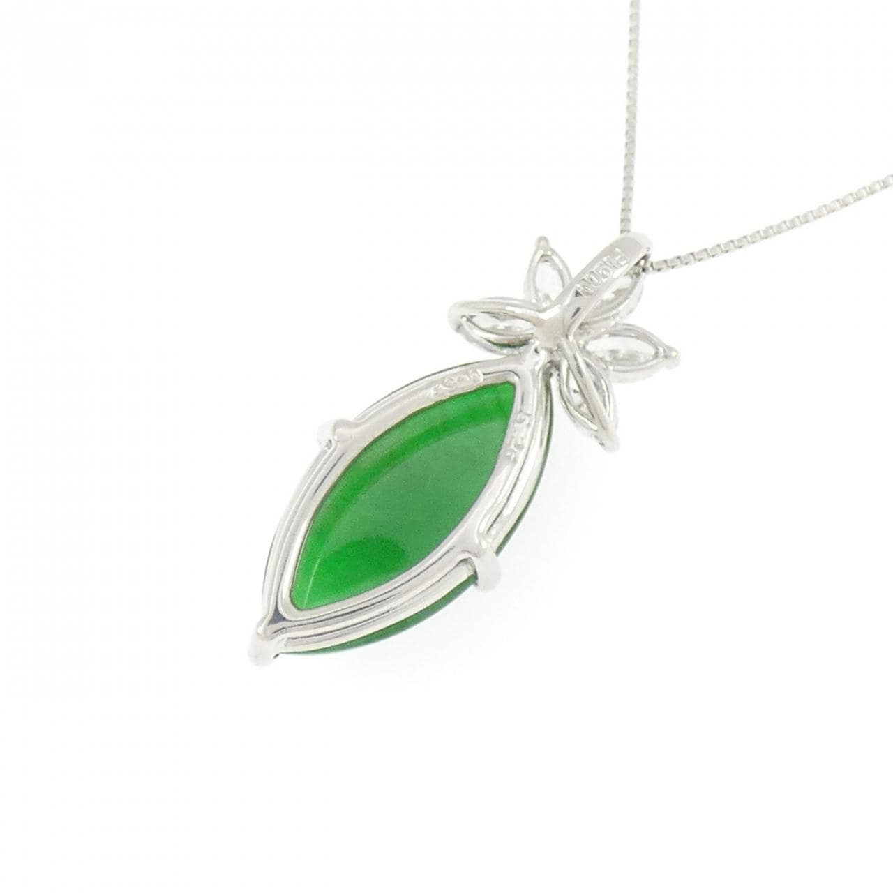 PT900/PT850 ヒスイ ネックレス 5.26CT
