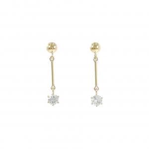 K18YG ダイヤモンド ピアス 0.36CT