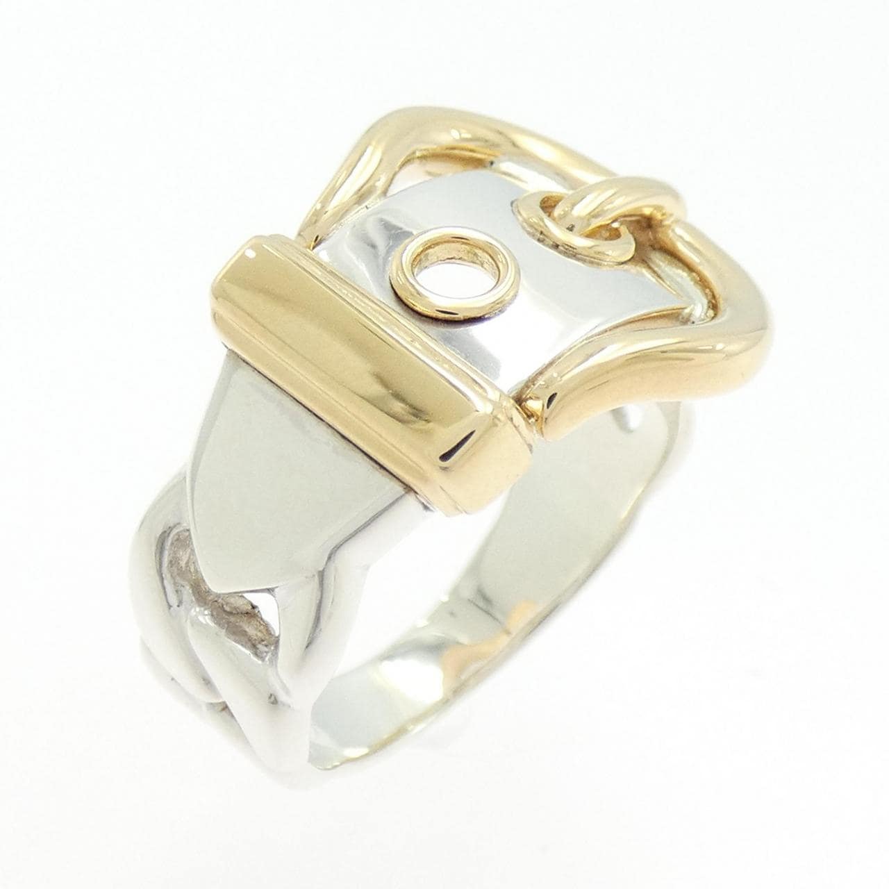 【ヴィンテージ】エルメス ブックルセリエ リング