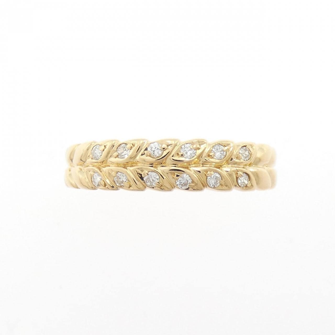 K18YG ダイヤモンド リング 0.09CT