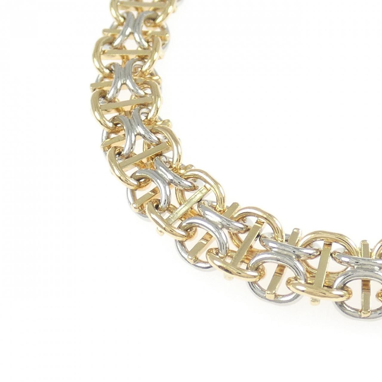 K18YG/PT850 ネックレス