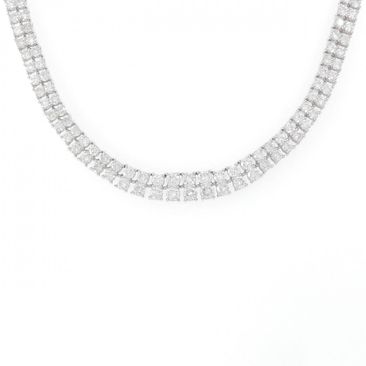 PT850 ダイヤモンド ネックレス 12.00CT