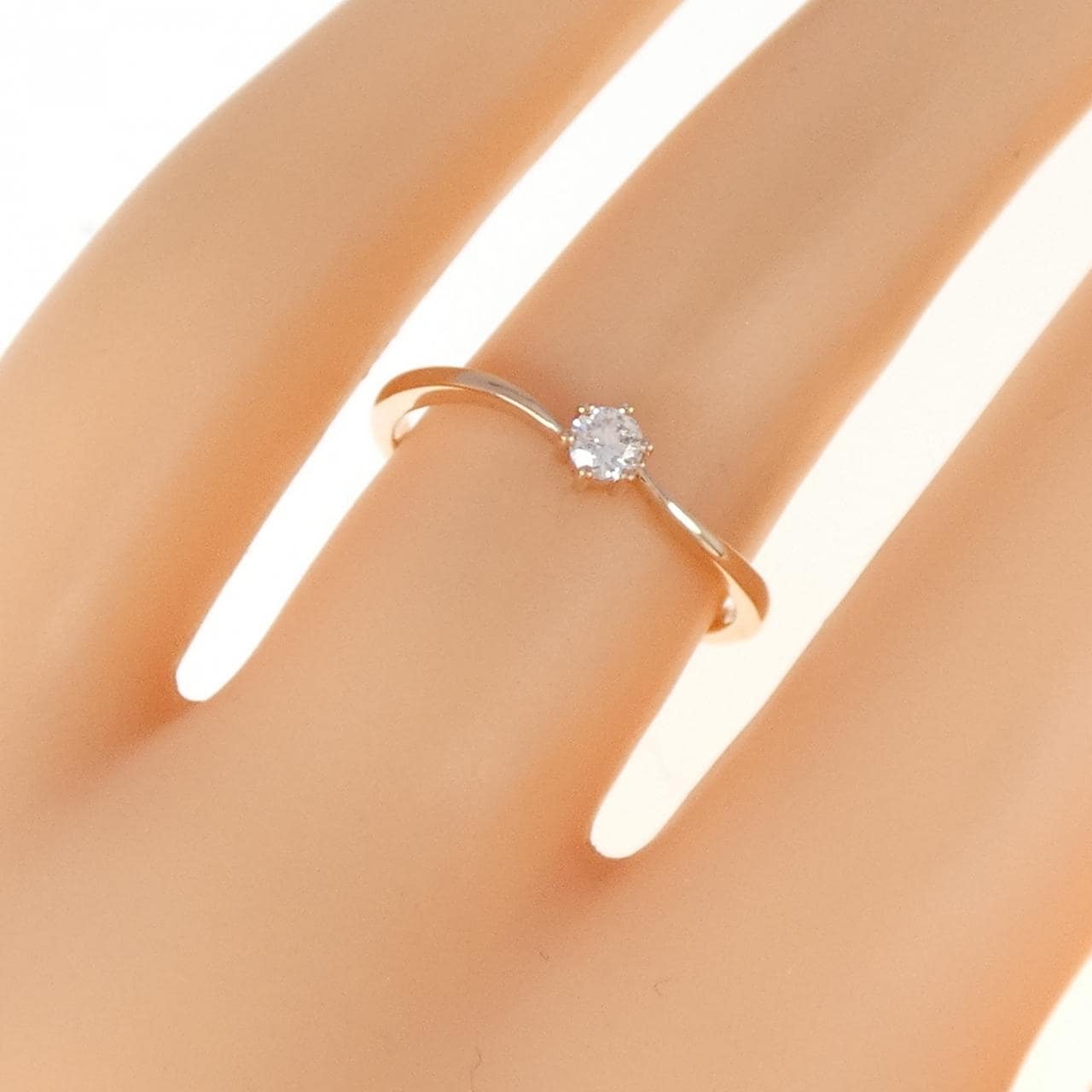 K10PG ダイヤモンド リング 0.09CT