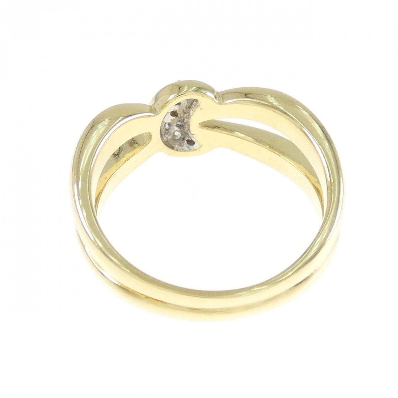 K18YG/K18WG Diamond ring 0.10CT