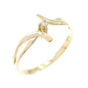 K18YG ダイヤモンド リング