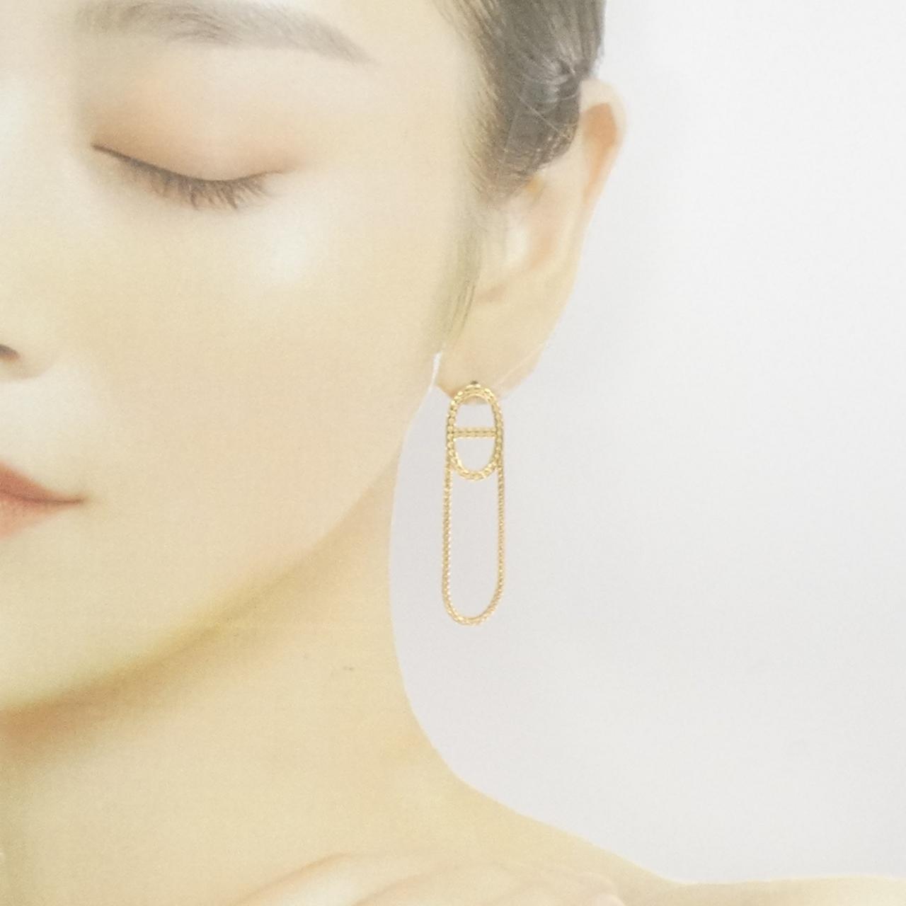 HERMES Chaine d'Ancre Danae Earrings