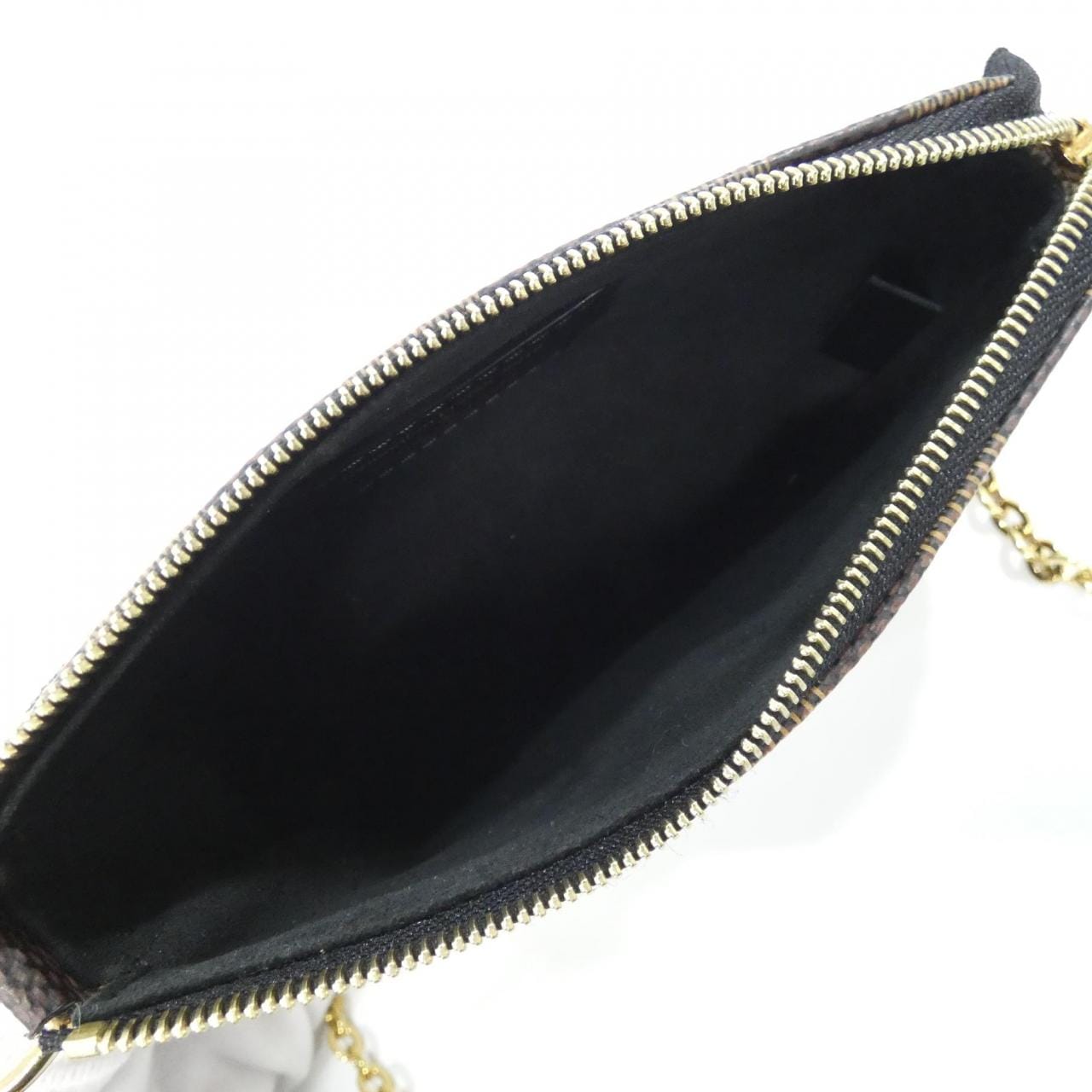 ルイヴィトン ダミエ パイエット ミニ ポシェット アクセソワール N63176 アクセサリーポーチ