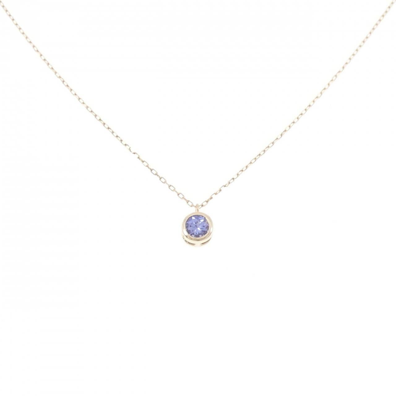 K10YG タンザナイト ネックレス