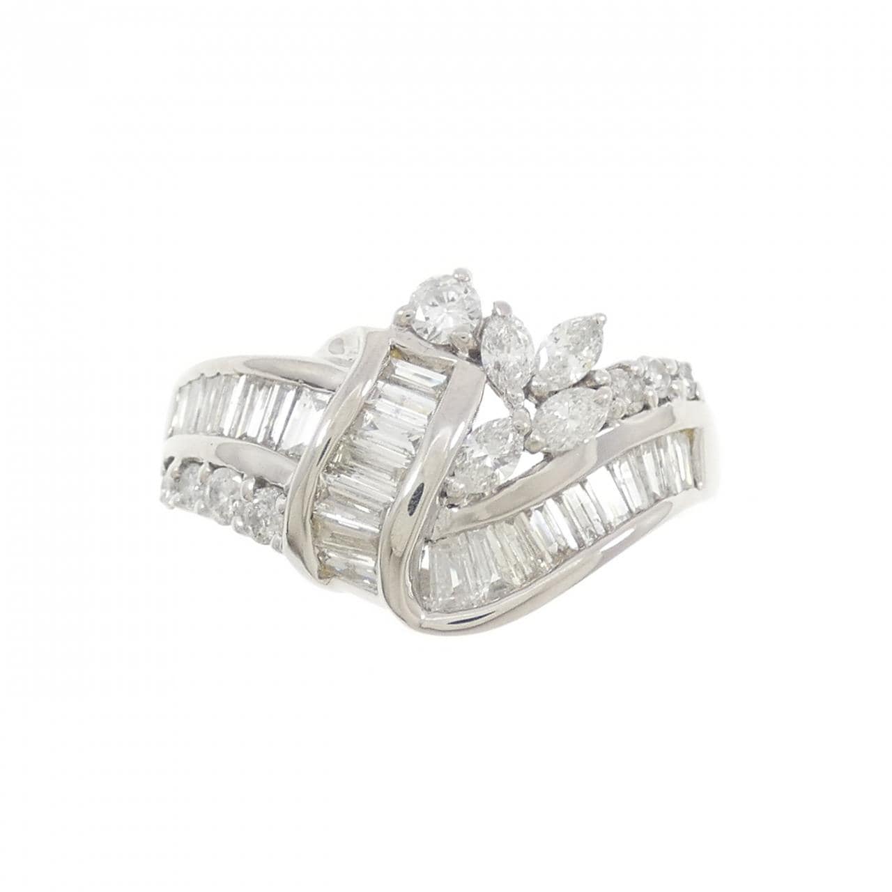 PT900 ダイヤモンド リング 1.12CT