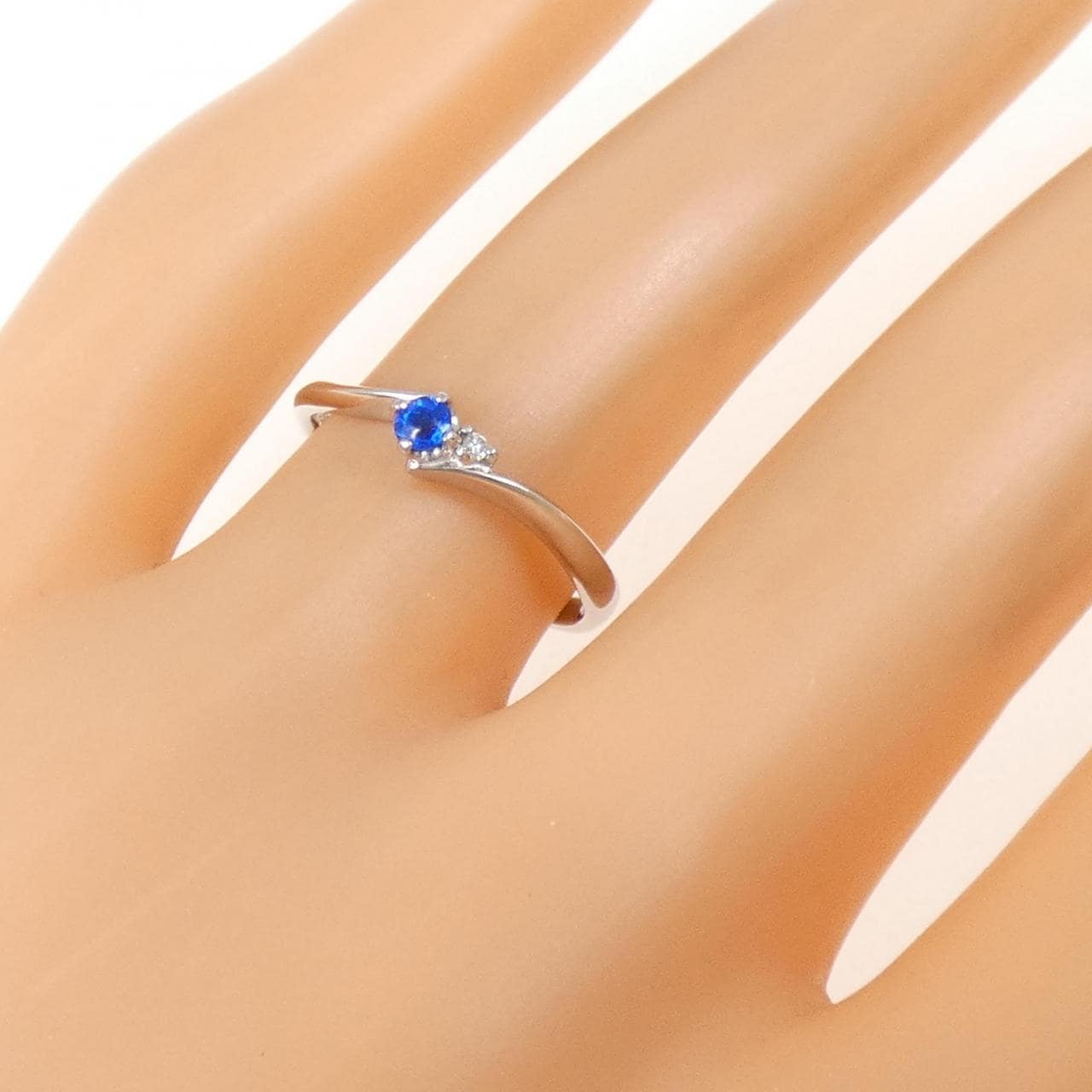 PT950 アウイナイト リング 0.06CT