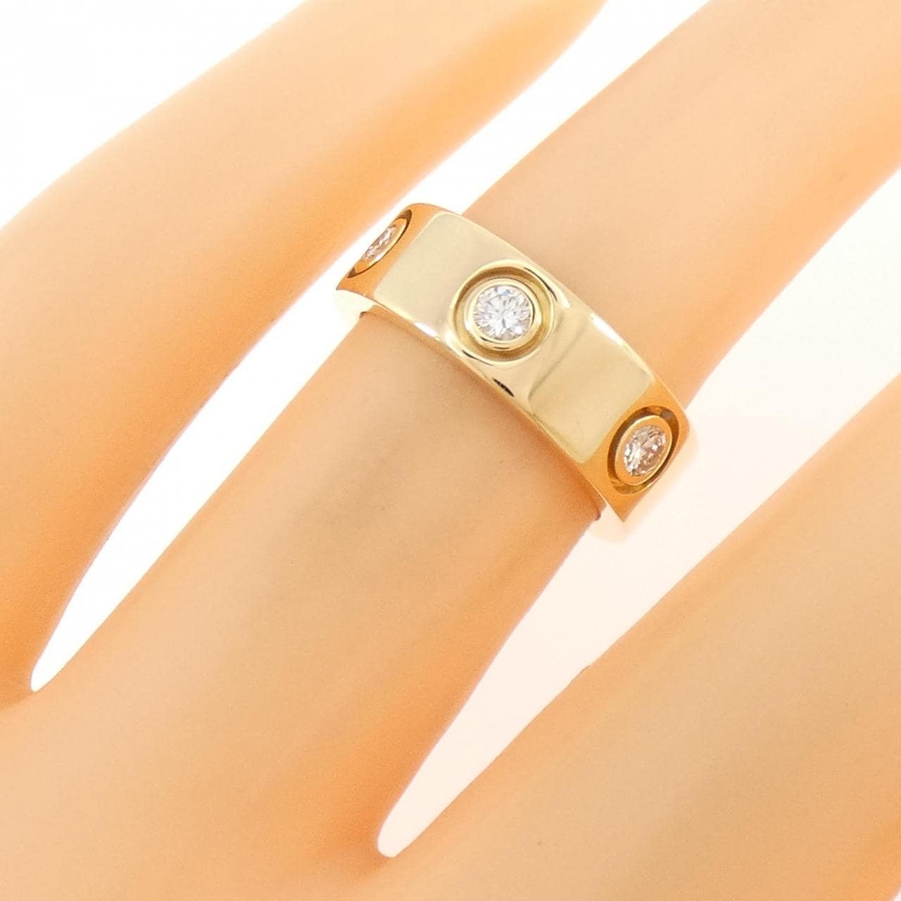 カルティエ ラブ フルダイヤ リング