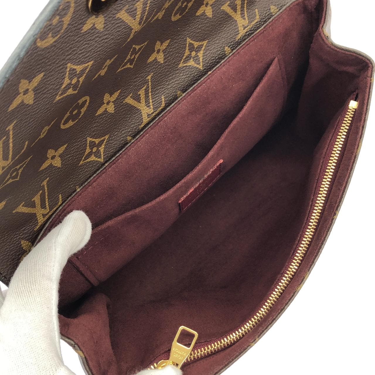ルイヴィトン モノグラム サン プラシード M43715 ショルダーバッグ