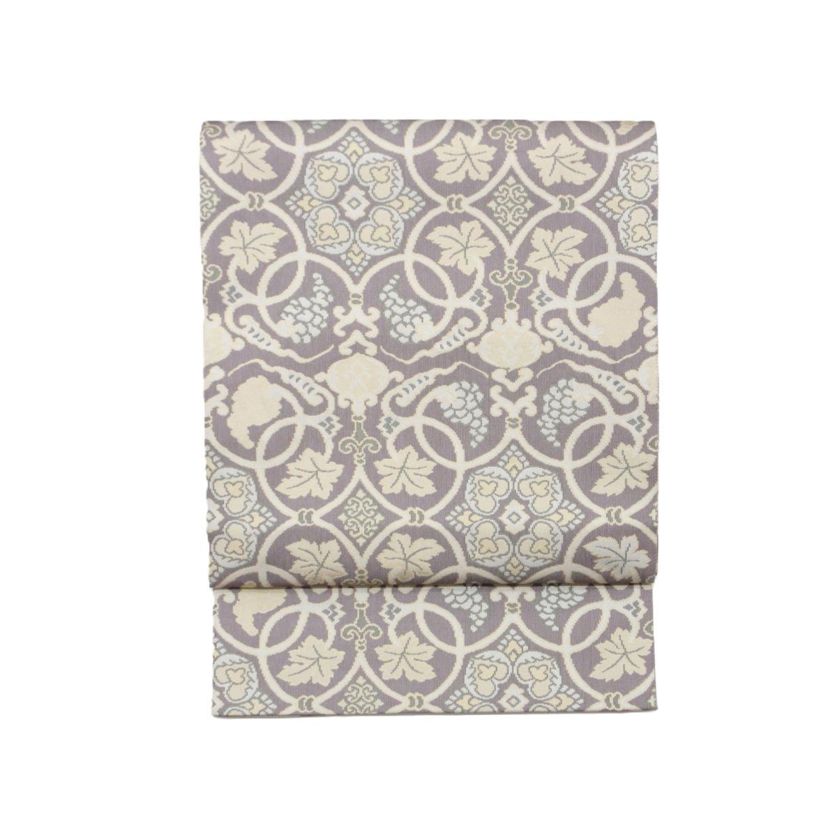 袋帯　全通柄　リバーシブル