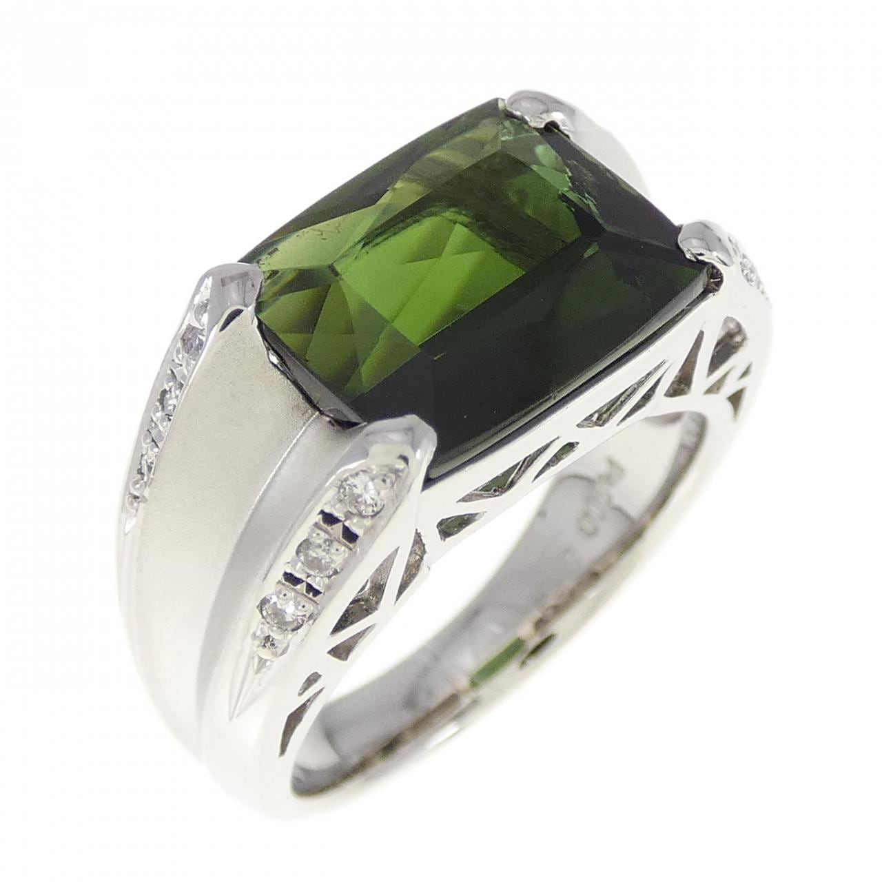 PT Tourmaline Ring 3.91CT