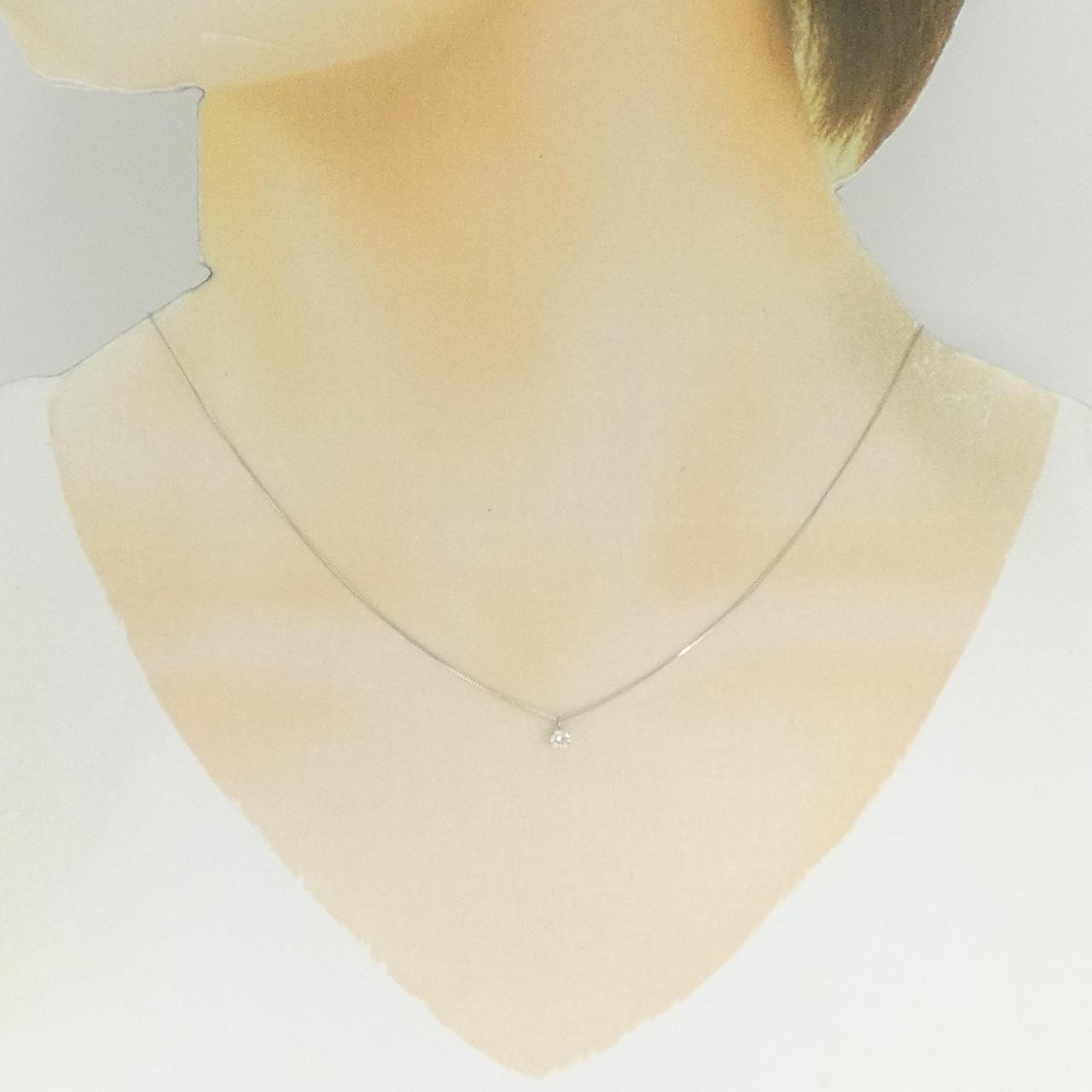 PT900/PT850 ダイヤモンド ネックレス 0.112CT