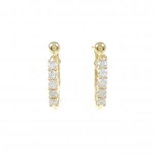 K18YG ダイヤモンド ピアス 0.30CT