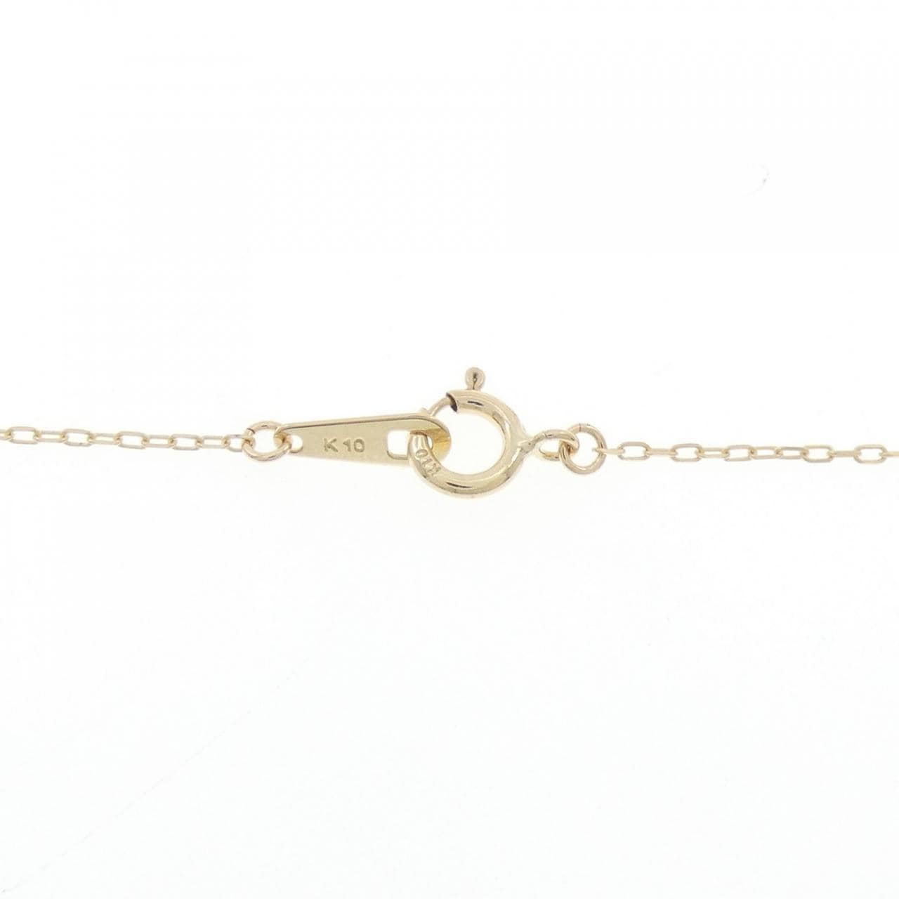 K10YG ダイヤモンド ネックレス 0.01CT