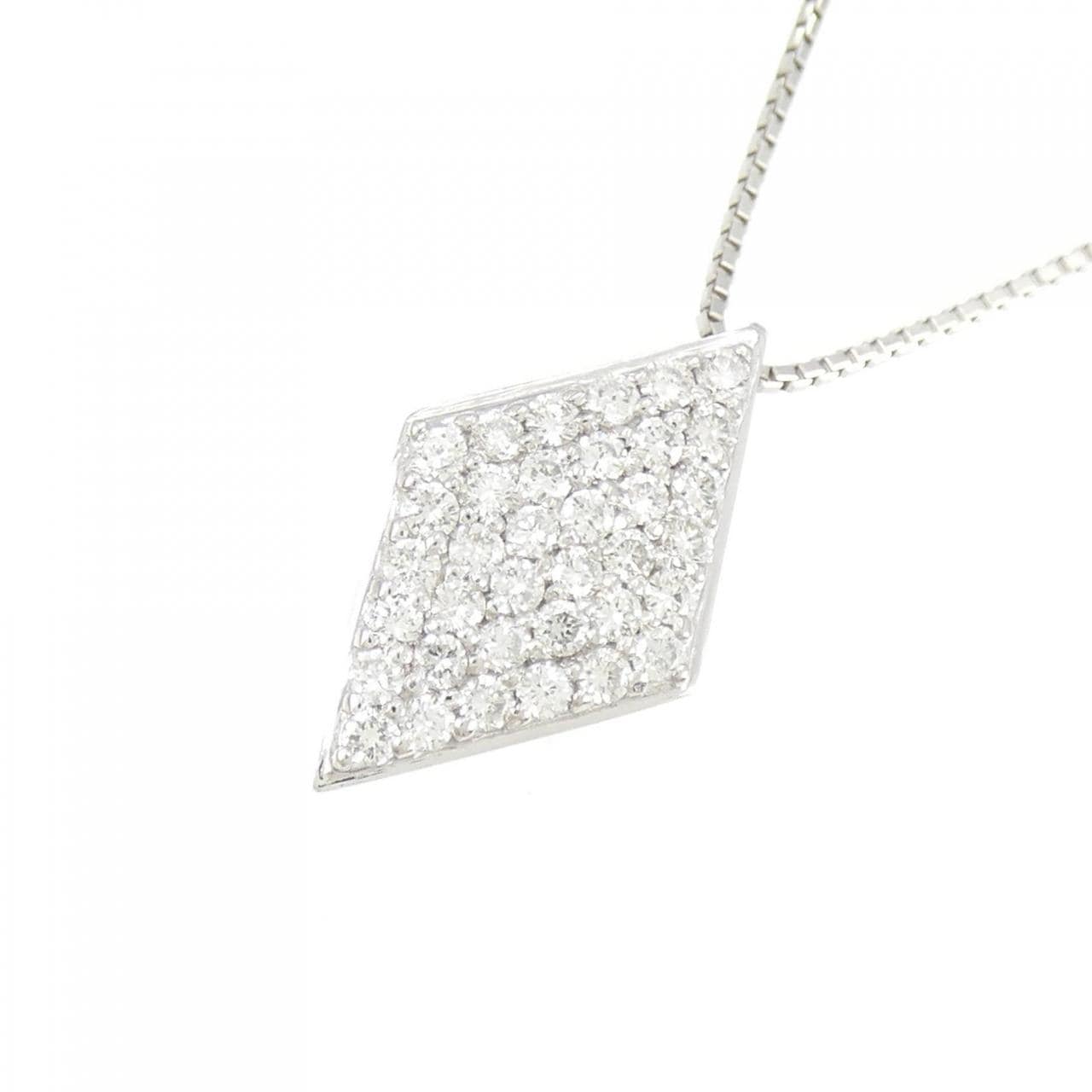 PT Pave Diamond Necklace 0.50CT