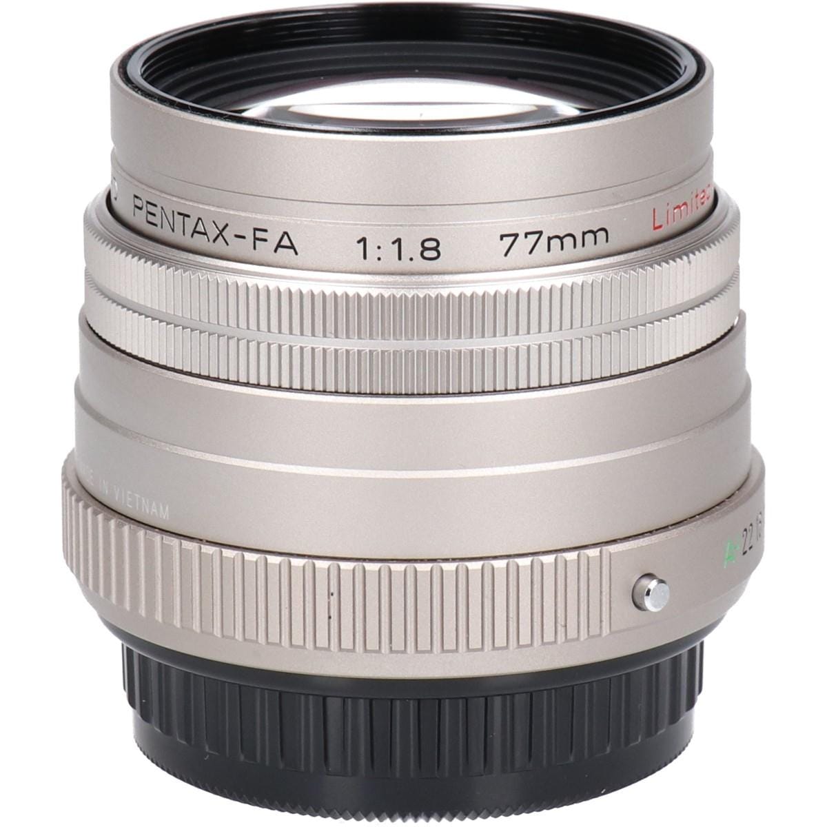 ＨＤ　ＦＡ７７ｍｍ　Ｆ１．８ＬＩＭＩＴＥＤ　ＳＩＬＶＥＲ