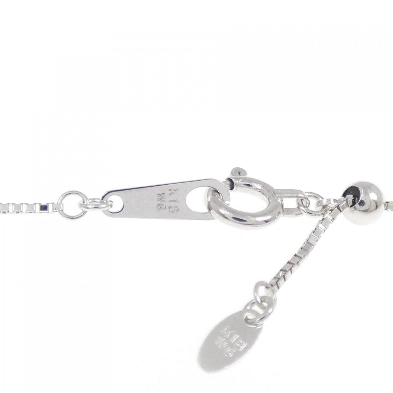 K18WG ダイヤモンド ネックレス 0.70CT