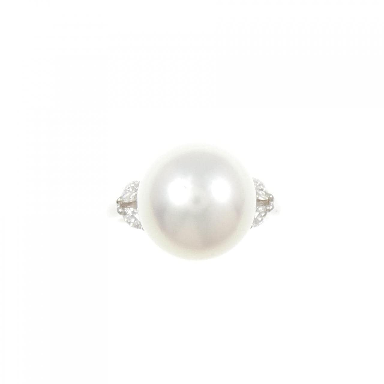 PT900 白蝶パール リング 11.8mm