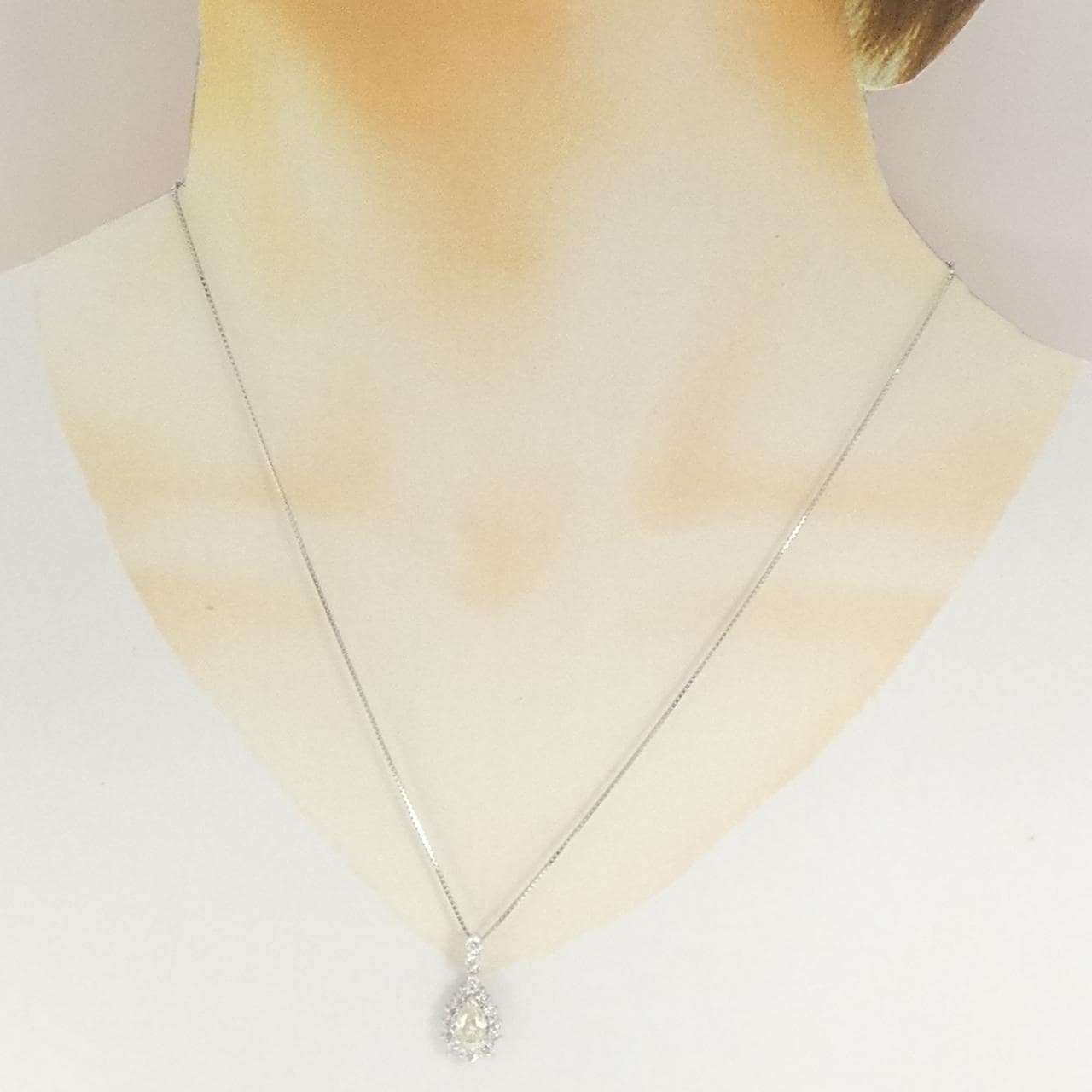 PT900/PT850 ダイヤモンド ネックレス 1.003CT