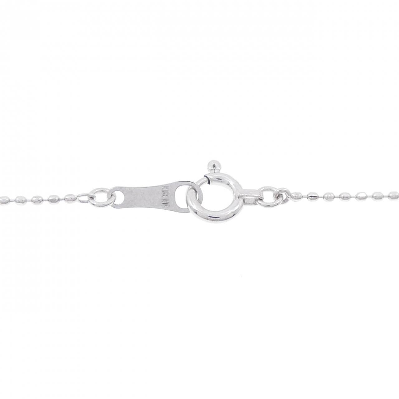 K14WG/K18WG ダイヤモンド ネックレス 0.12CT
