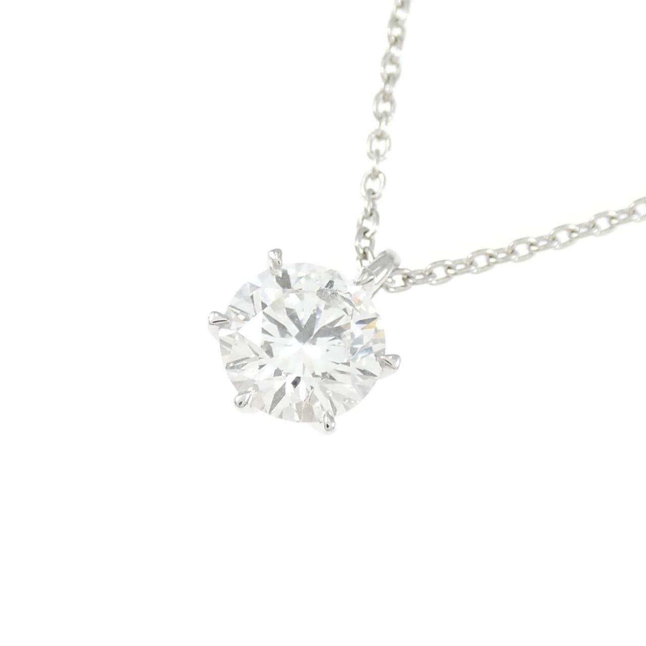 PT900/PT850 ダイヤモンド ネックレス 0.715CT F I1 EXT