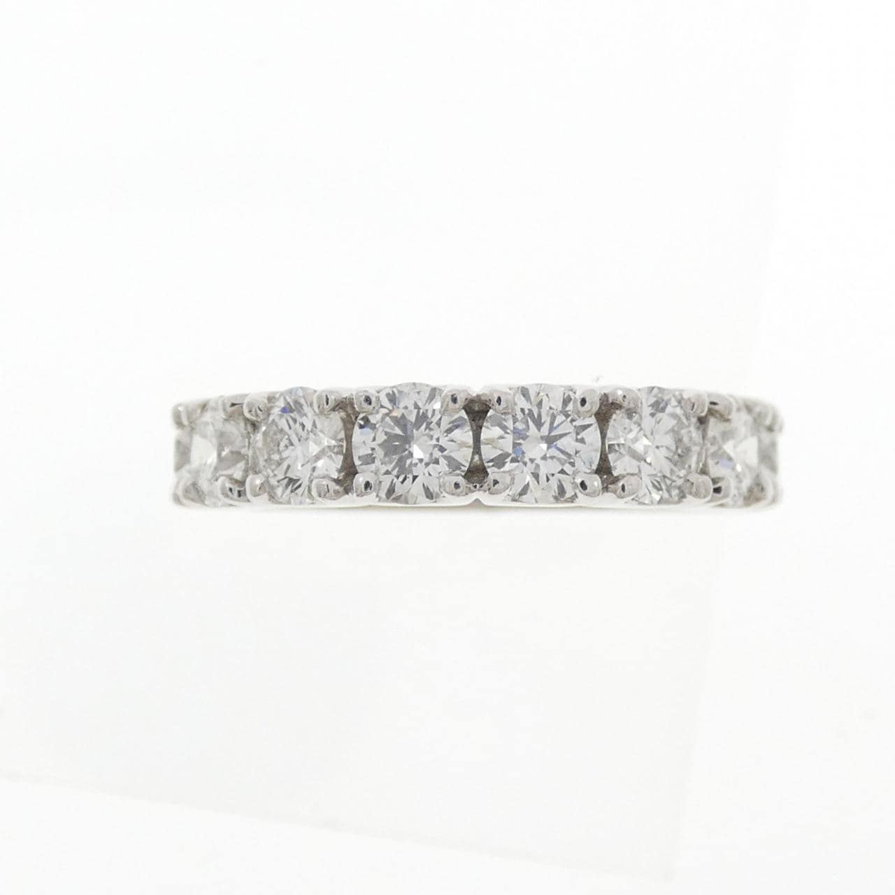 PT950 ハーフエタニティ ダイヤモンド リング 1.500CT