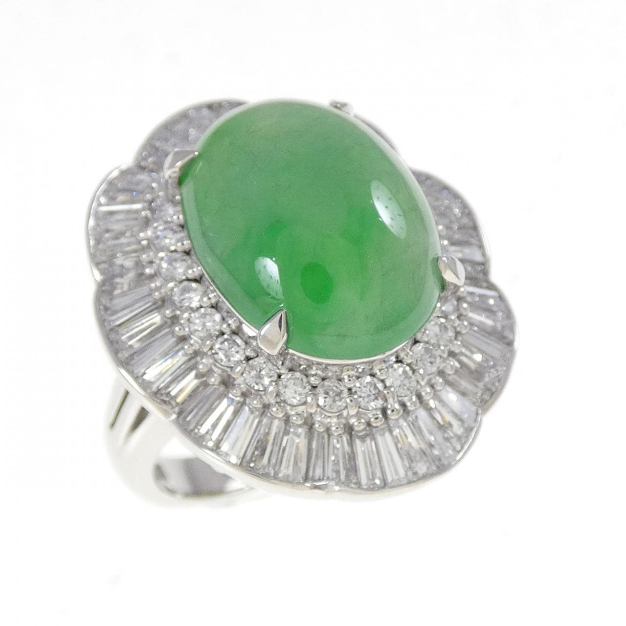 PT900 ヒスイ リング 8.41CT