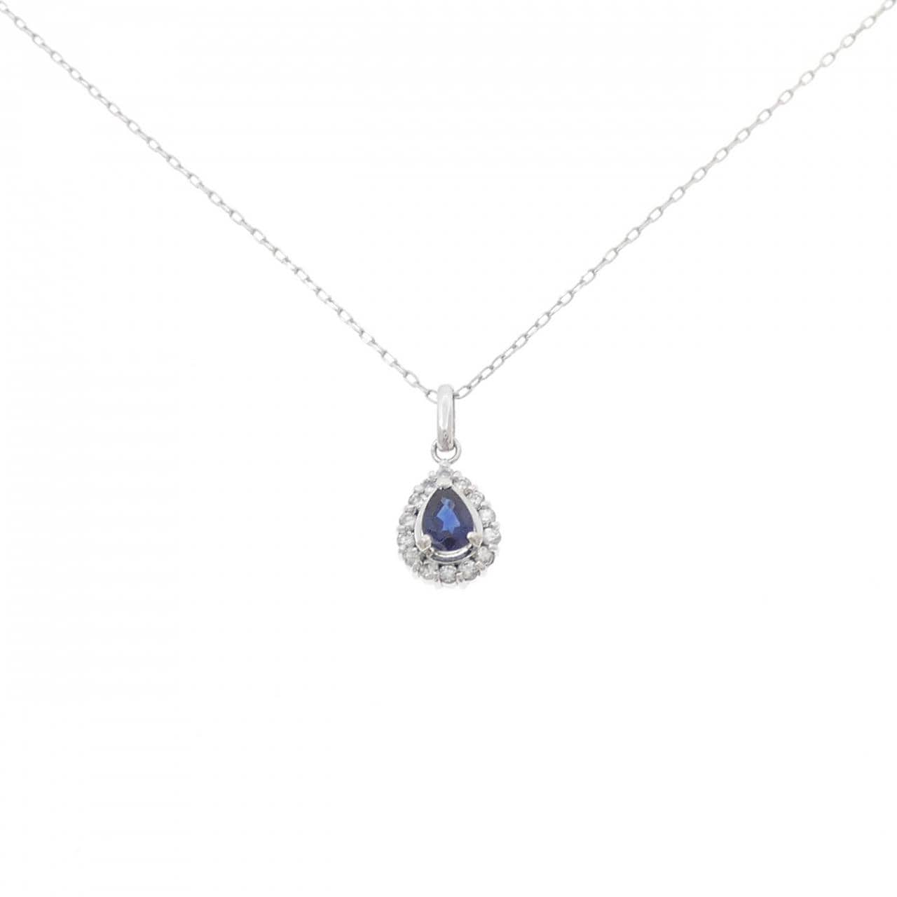 PT900/PT850 サファイヤ ネックレス 0.36CT