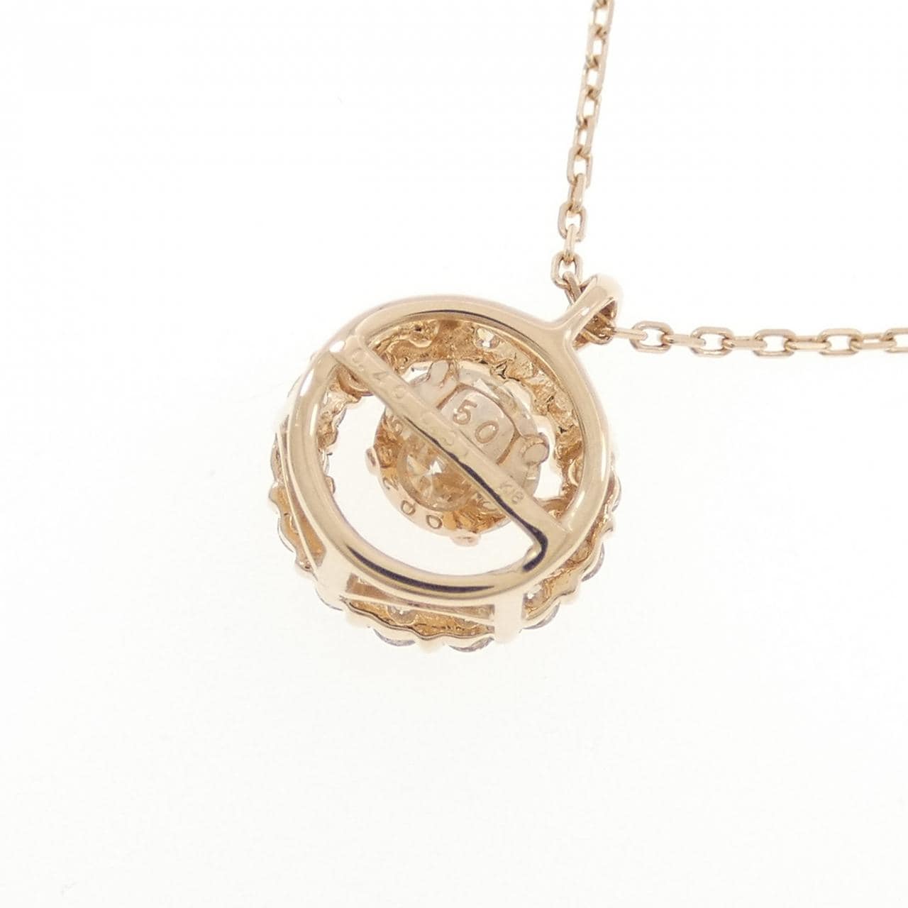 K18PG ダイヤモンド ネックレス 0.40CT